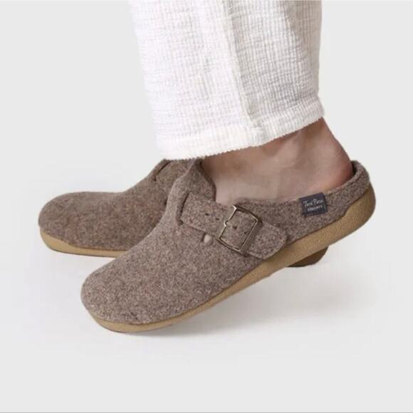 Toni Pons NORTON-FP - Men\'s clog-style slipper in felt. Color: Taupe. Size US 11 main image 6